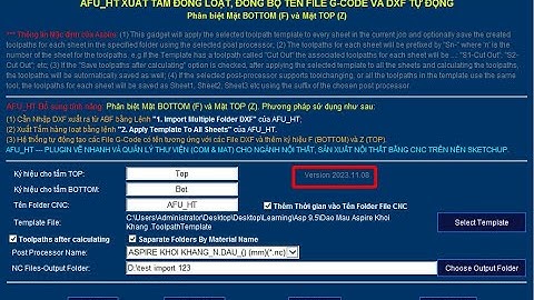 Cập nhật Gadget Aspire Tự động Xuất G-Code hàng loạt và Đồng bộ tên với tên File DXF (20231108)