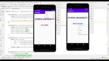 Menus   OptionMenu and ContextMenu in Android