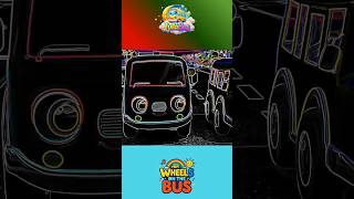 [1 MINUTE LOOP ] 🚍 Wheels on the Bus Sound Variations Remix 🎶 || Several Version | LullaBus #shorts