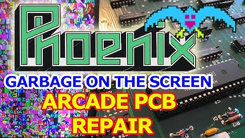 Phoenix Arcade PCB Lot Repair - Part 1 - Troubleshooting with schematics and logic probe