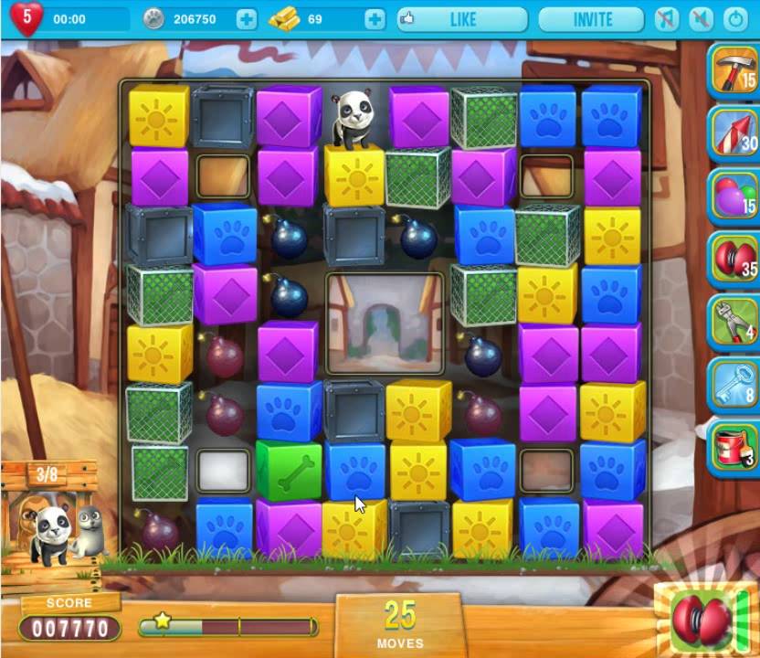 Pet Rescue Saga level 1216 no hammers 😈 ►TOBIAS DEAMON◄