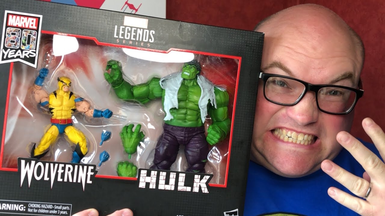Wolverine Vs Hulk Marvel Legends 80th Anniversary Review - YouTube