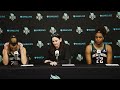 Sabrina Ionescu, Kennedy Burke & Coach Sandy Brondello | Postgame Press Conference May 29, 2025