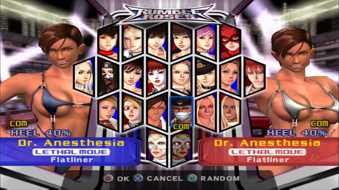 ランブルローズ Dr. アナスタシア vs Dr. アナスタシア OHM Rumble Rose Dr. Anesthesia vs Dr. Anesthesia OHM