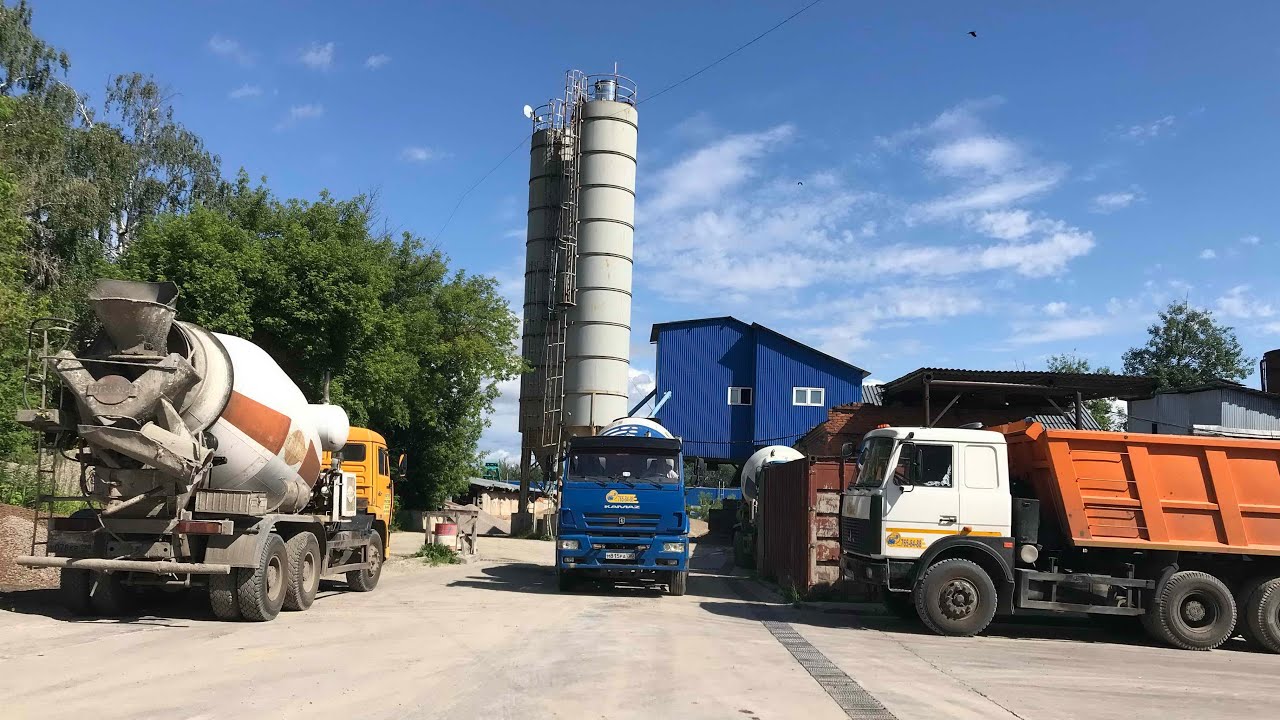 Бетонный завод \"Сахара\" (Раменское) - YouTube