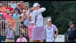 Annika Sorenstam Golf Swing at 54 Years Of Age Insperity Tournament 2024