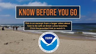 Excerpt 10:  Play it Safe at Great Lakes Beaches: Know Before You Go