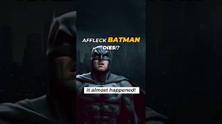 Affleck’s BATMAN Almost Died (Justice League 3 - Ben Affleck, Zack Snyder) youtubeshorts