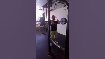 Front squat with pause at bottom