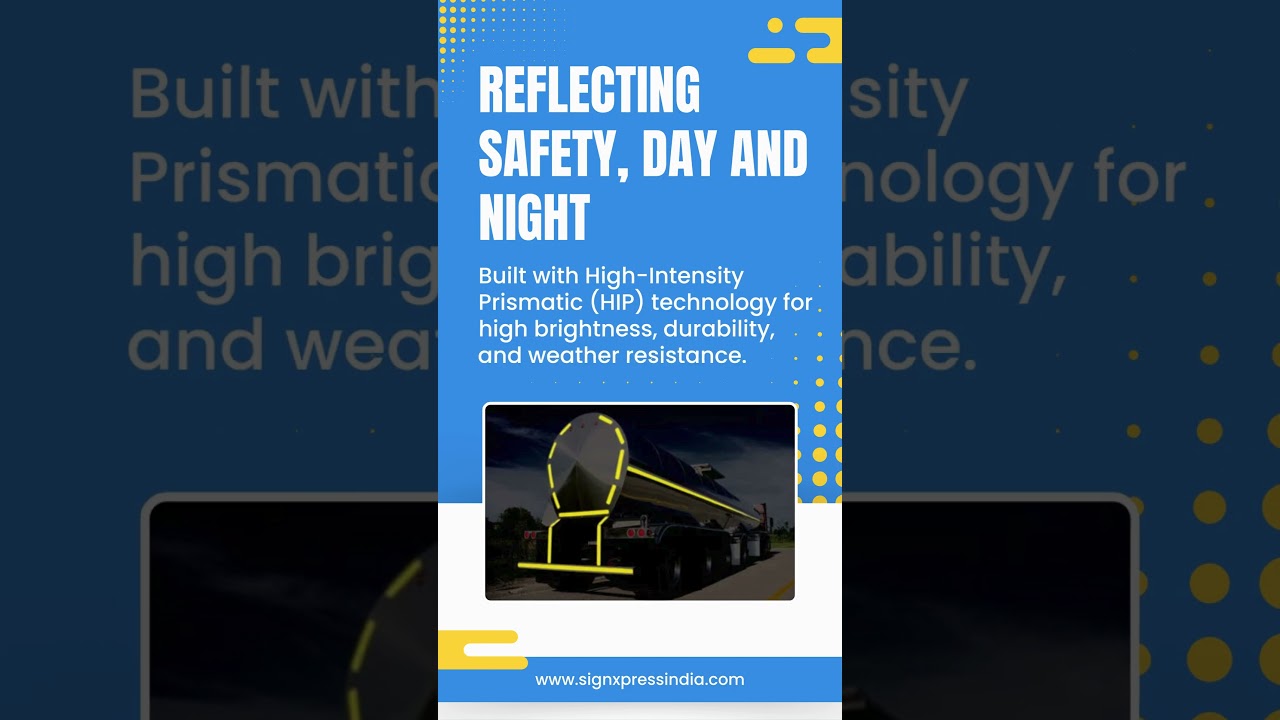 3M Retro Reflective Tape High Visibility Safety Tape for Vehicles, Barriers & Road Marking Red/White