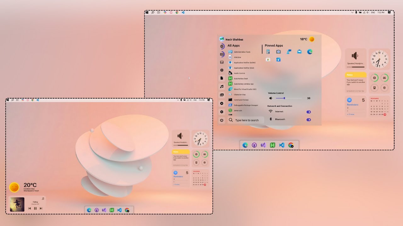 How To Make Desktop Look Cool Part #18 | Make Windows 10 Look Awesome ...