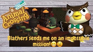 Blathers and I go head to head! - Animal Crossing: New Horizons