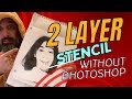 Making a Multi-Layered Stencil with my Daughter (Free Tool + Cricut)
