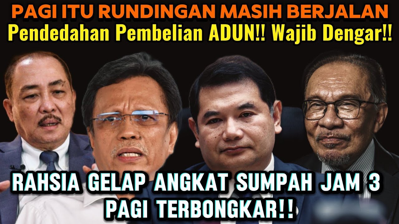 Orang Dalam Bongkar! Shafie Apdal Tunggu Giliran Pagi Itu, Dalam Diam Hajiji Sudah Angkat Sumpah?