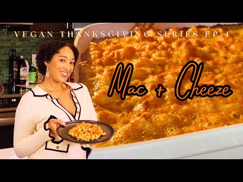 Ultra CREAMY VEGAN BAKED MAC & CHEESE -  Super Comforting + Nut Free | Vegan Thanksgiving Ep. 4
