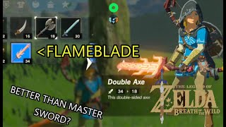 How To Get The Great Flameblade The Legend Of Zelda Botw