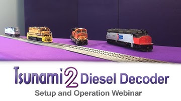 Tsunami2 Diesel Decoder Setup & Operation (Webinar 11)
