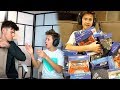 DESTROYING MY LITTLE BROTHER'S PS4 CONTROLLER & BUYING HIM 100 NEW ONES...($10000)