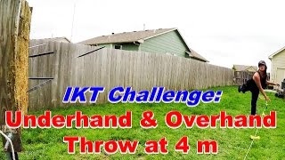 Ikt Challenge Underhand & Overhand 4 M Knife Throw