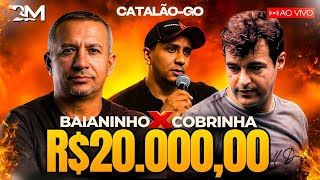 BAIANINHO DE MAUA X COBRINHA A REVANCHE VALENDO 20K- NARRACAO DIEGO BAR SINUCA #sinucaaovivo