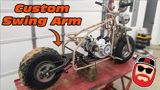 Custom Mini Bike Swing Arm ~ 301cc Coleman CT200UEX