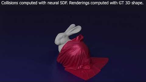 Neural Implicit Surfaces for Efficient and Accurate Collisions in Physically Based Simulations