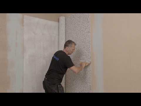 PVC omogen iQ Surface - Cum se instalează pe perete - Tarkett România