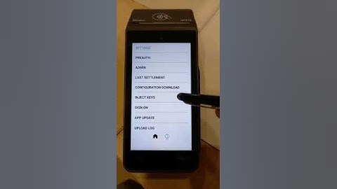 MF919 terminal - More: Configuration Download - Inject Keys - Sign On