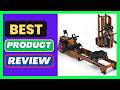 Water Rowing Machine for Home Use, WENOKER Wooden Foldable Rower