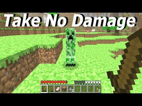 Minecraft Tips and Tricks - How to Kill Creeper Without Taking Damage in Survival Mode