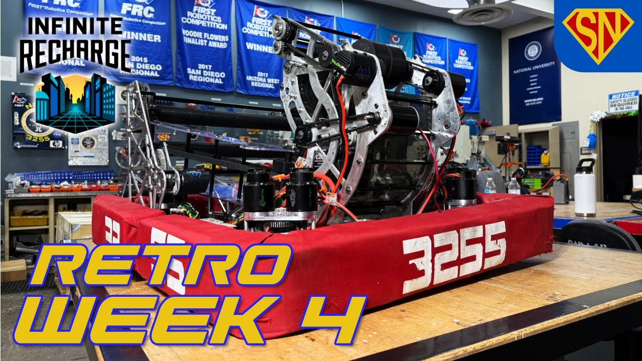 FRC 2025 Retrobot Week 4 Recap - FRC 2020 Infinite Recharge