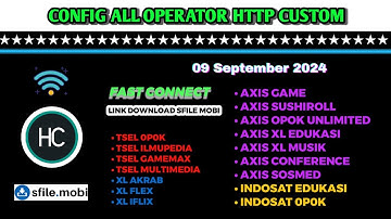TERBARU | CONFIG HTTP CUSTOM | Axis Tiktok | Axis Sushiroll | Axis Edukasi | Axis Unli Game | 9 Sep