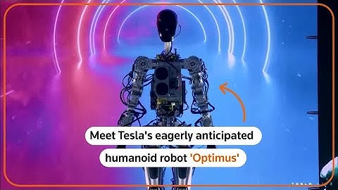 Elon Musk showcases humanoid robot