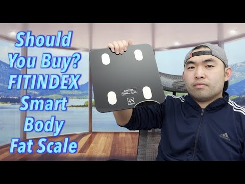 FITINDEX Wi-Fi Scale for Body Weight, Bluetooth Body Fat Scale