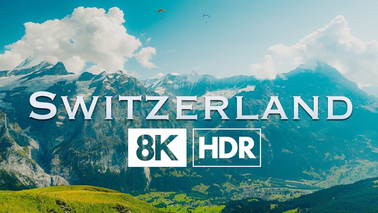 SWITZERLAND in 8K – Amazing Beautiful Nature Scenery & Relaxing Music for Stress Relief – 8K VIDEO