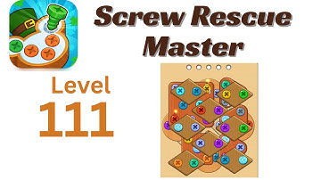 Screw Rescue Master Level 111 Walkthrough 🔩🧩 | Go Answer