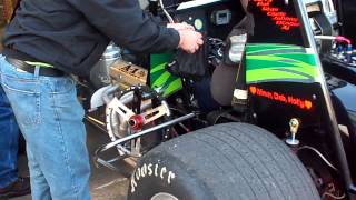 Hot Sprint Car Idling In PA! Best Sound *EVER*