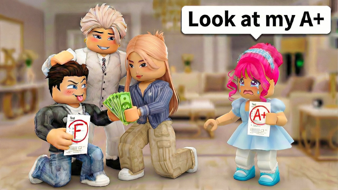 Mom Love ADOPTED CHILD More Than Me!|✨Roblox Family Roleplay✨