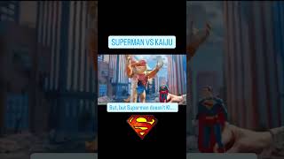 New #Superman commercial showing that Superman makes the #Kaiju’s belly explode.