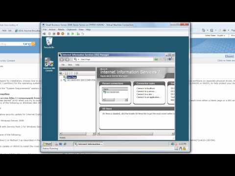 Step 6 - Configuring SBS 2008 (Part 1)