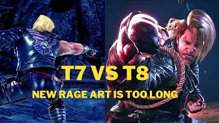 Tekken 7 vs Tekken 8 - Paul RA comparison