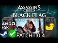 ASSASSIN'S CREED BLACK FLAG RESYNCED Steam Deck Performance NEW PATCH 1.0.4: Is it Playable?