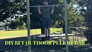 DIY Outdoor Pull-Up Bar | Easy Backyard Fitness Build (Under $150!)