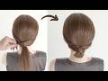 [Medium Hair] Easy and Simple No-Pin Low Bun