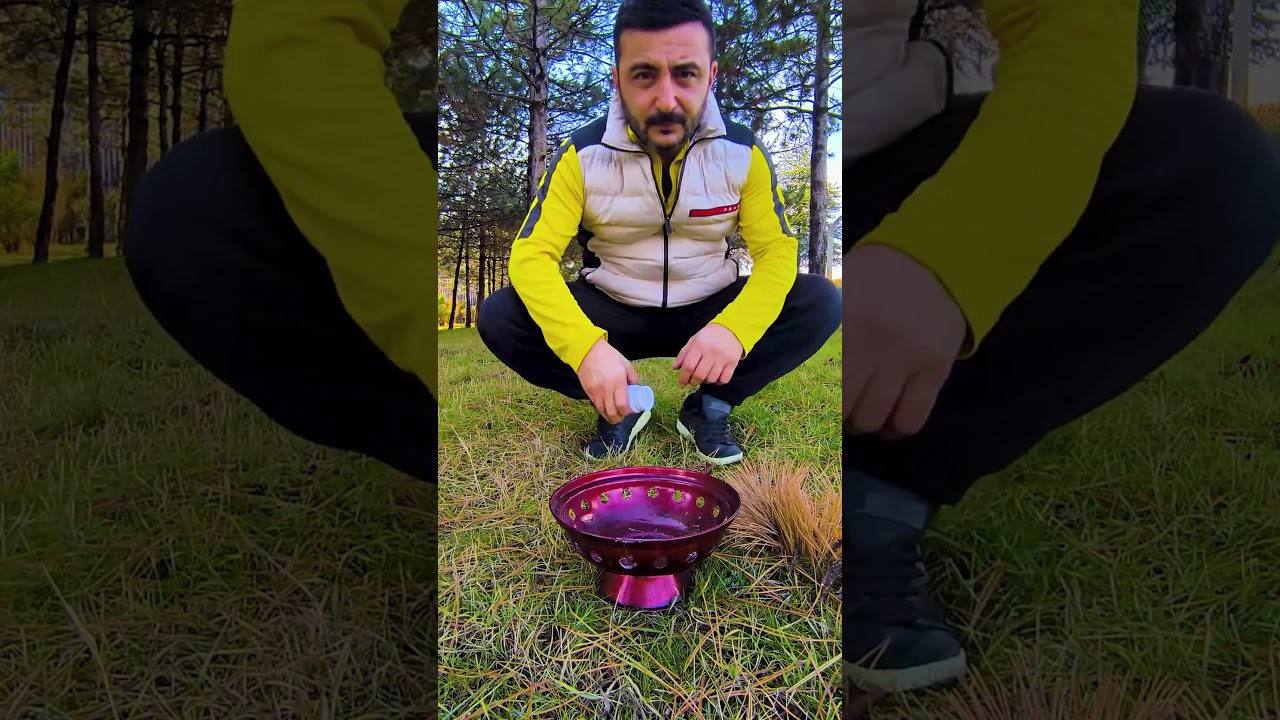 Making a Simple Fire Starter from Nature 🔥 