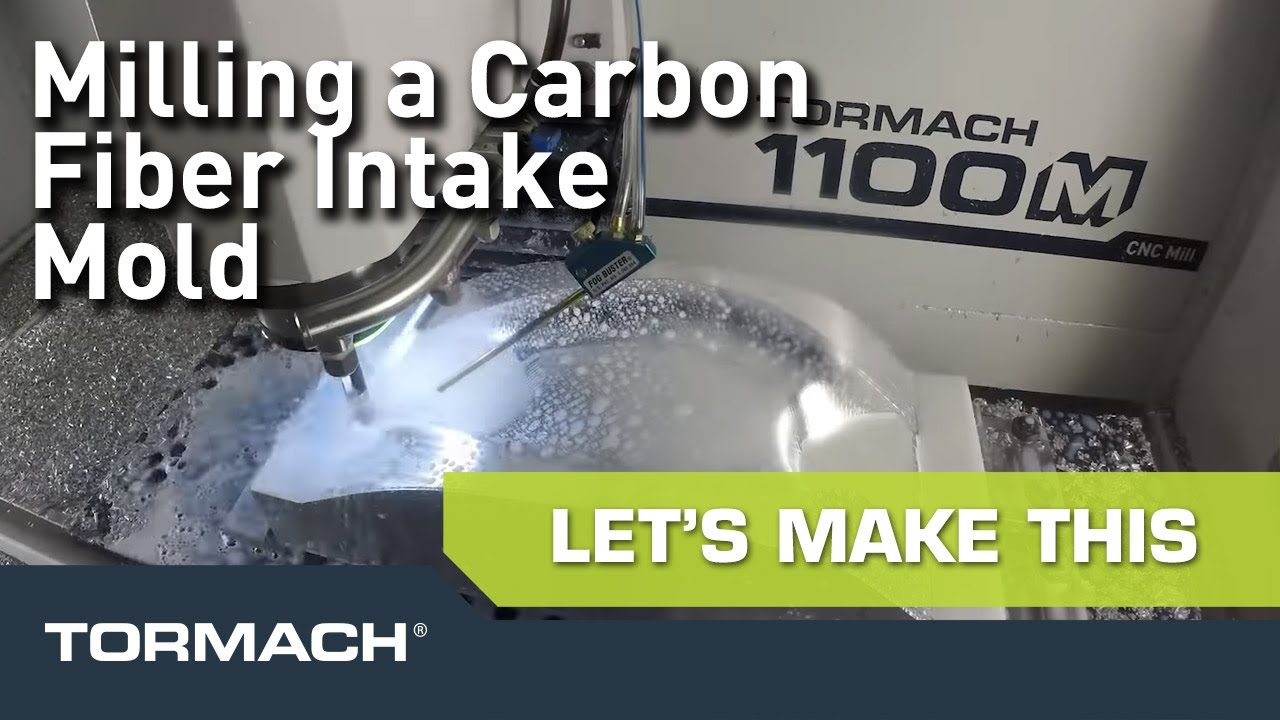 Making a Carbon Fiber Mold for a Corvette Intake on an 1100M - YouTube