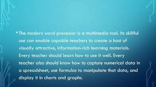 APPLIED RESEARCH PROPOSAL SAMPLE: EFFECTIVENESS OF TEACHERS ICT SKILLS FOR TEACHING-LEARNING PROCESS