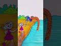 🖌️Creative Cool and Funny Love Animation Drawing Moral🎬 #story #diy
