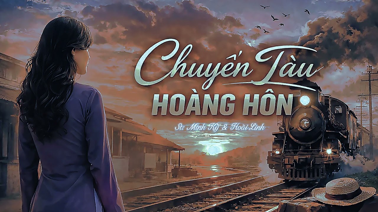 Chuyến Tàu Hoàng Hôn (Lời 1 \u0026 2) | Bolero Trữ Tình Buồn Đầy Ký Ức | Minh Kỳ \u0026 Hoài Linh | Phố Nhạc
