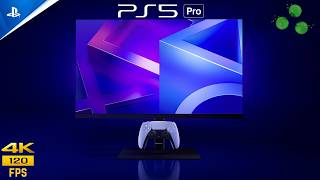 PS5 PRO: 27" Gaming Monitor with DualSense Charging Hook - Features Trailer - 4K 120 FPS
